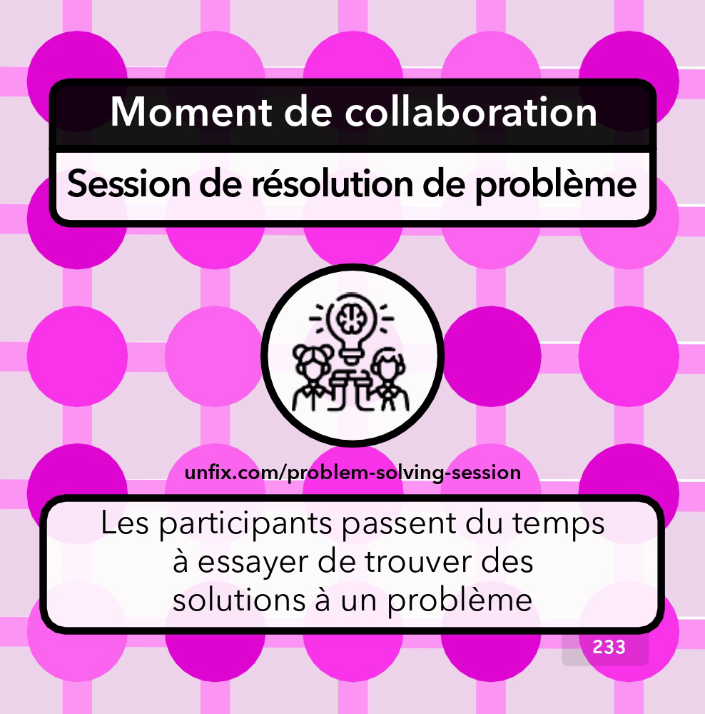 Session de résolution de problème 