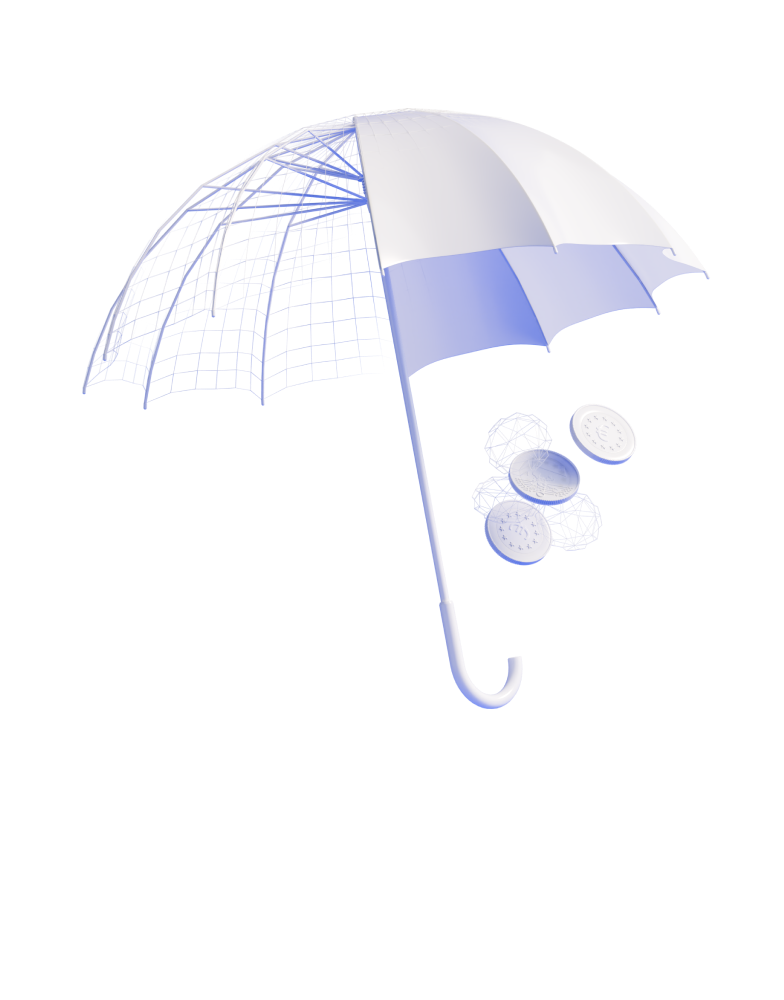 Un parapluie ouvert