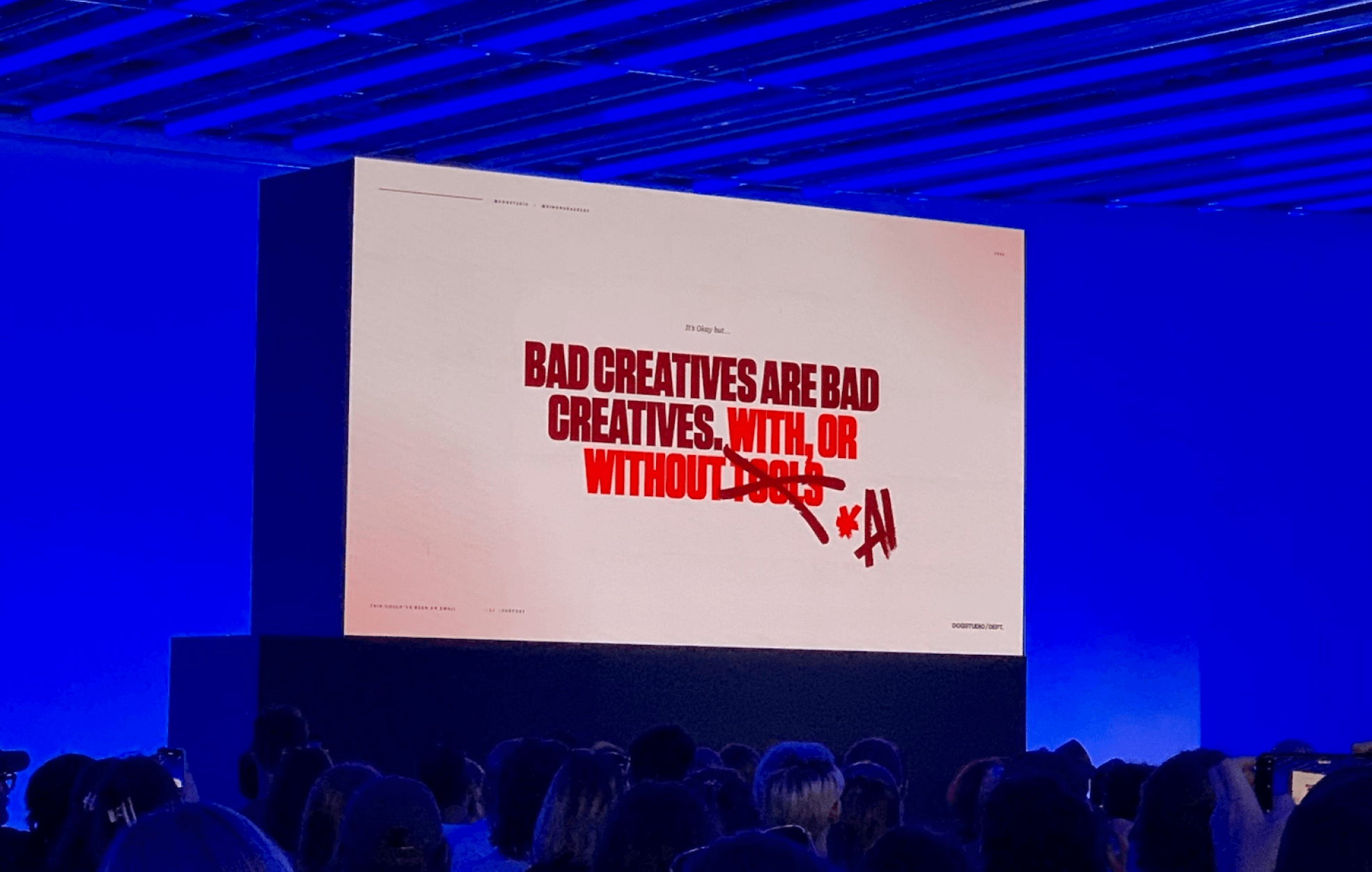 Conference given by DogStudio at the OFFF Festival 2024 in Barcelona 